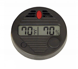 Accurate Reliable Round Cigar Hygrometer for Cigar Humidors Attractive Look 